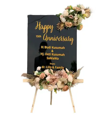 Papan Bunga Akrilik Cempeh Lelea