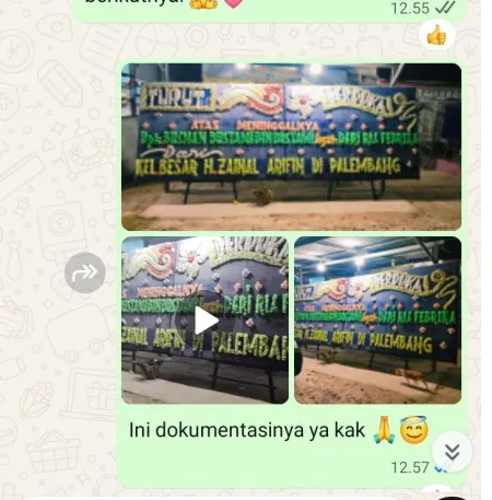 Pengiriman Papan Bunga Duka Cempeh Lelea