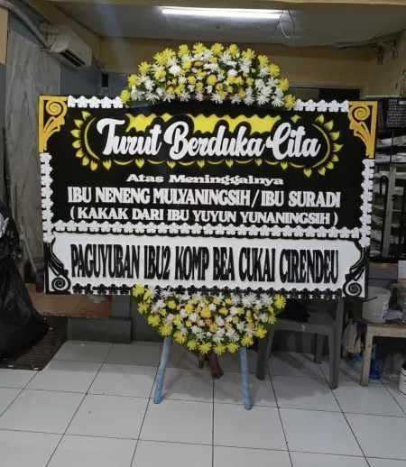 Papan Bunga Duka Cempeh Lelea